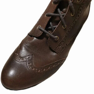 Born Brown Lace Up Boots